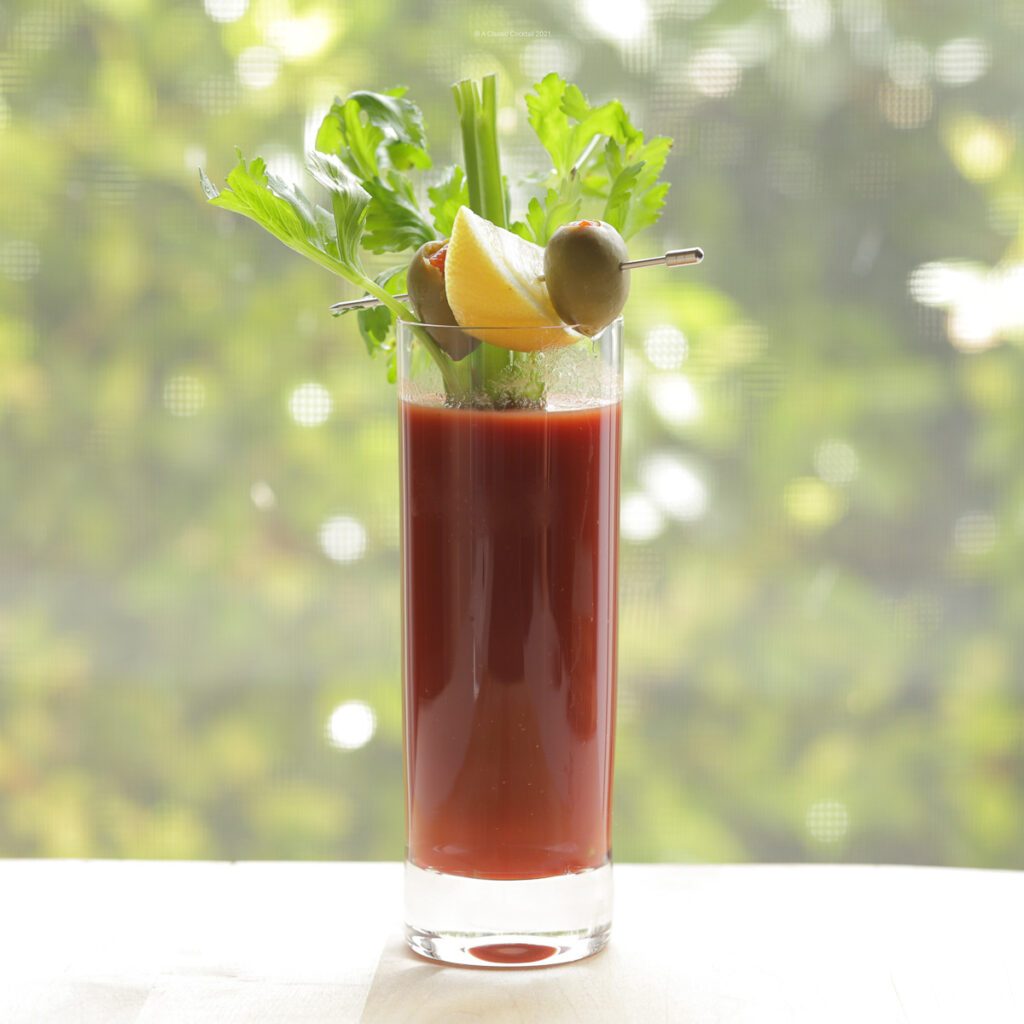 Bloody Mary Recipe Glasses